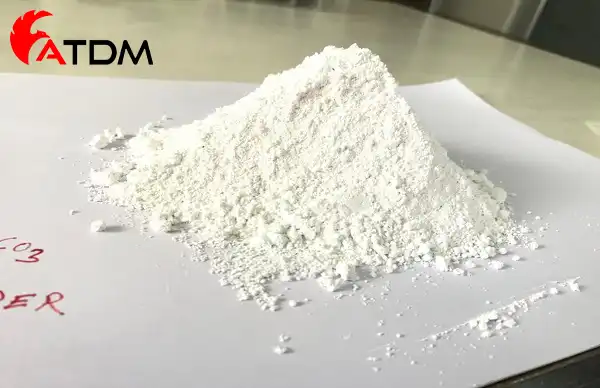 Calcium carbonate powder used as an industrial filler and functional mineral additive