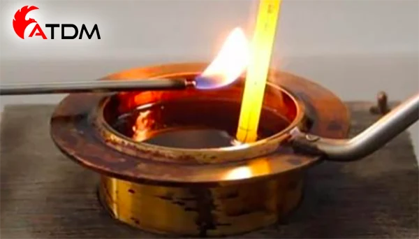 flash point of bitumen